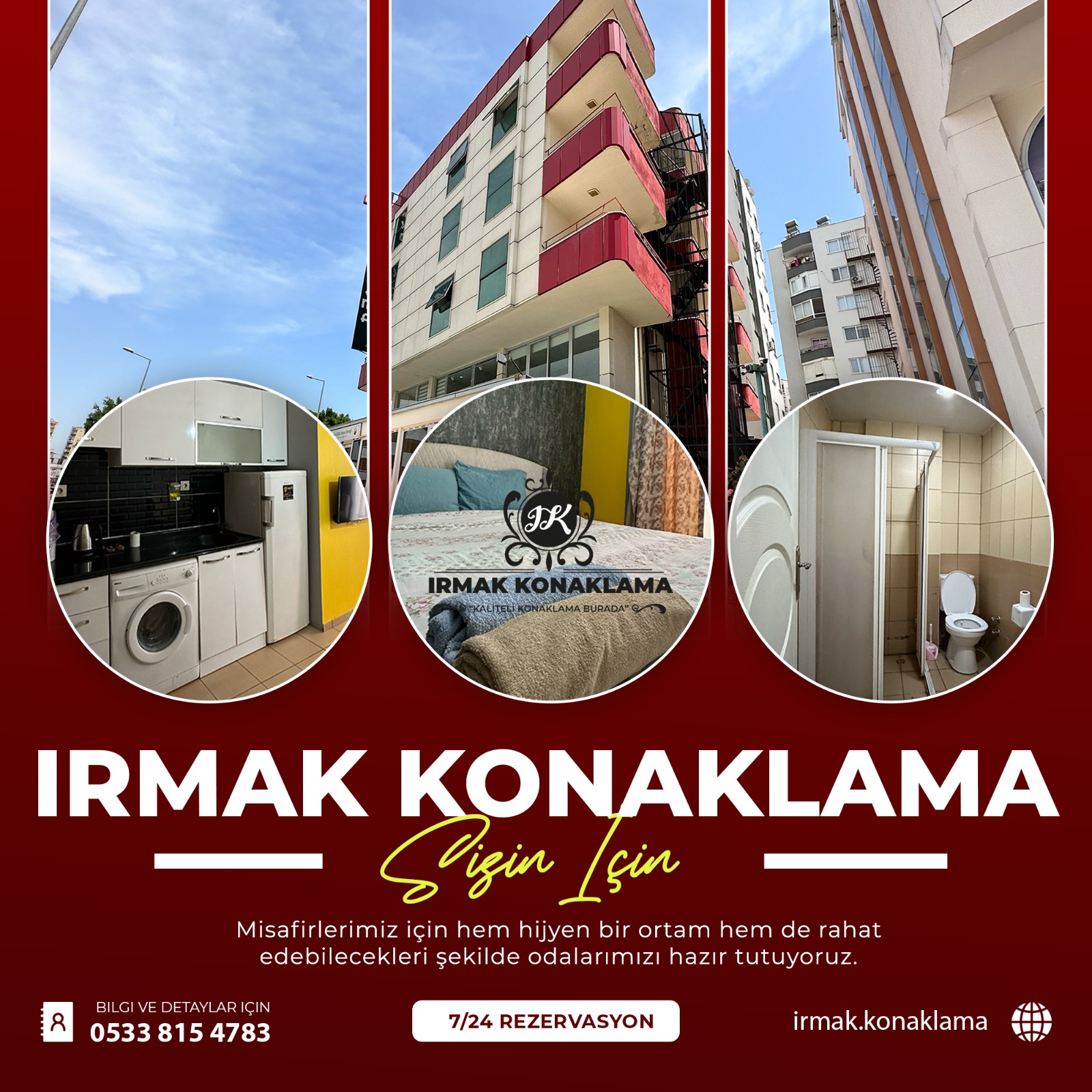 Irmak Konaklama - Website